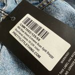 Pretty Little Thing Mid Blue Wash Extreme Bum Split Baggy Boyfriend Jean Photo 2