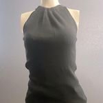 Ann Taylor  Loft crepe top sleeveless straight flowing cut Small neckline twisted Photo 10
