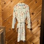 Flora Nikrooz Flora by  green pink fluffy bathrobe Photo 3