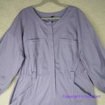Eloquii New! light purple jumpsuit zipper front waist tie, size 20 Photo 3