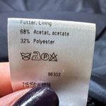 Strenesse Gabriele Strehle Germany black mini dress virgin wool designer size 12 Photo 8