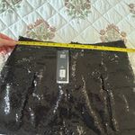 Madden NYC Black Sequin cargo Mini Skirt women size Medium (8/10) holiday party Photo 5