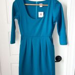 Amanda Uprichard Amanda Uprichatd Teal Midi Dress Photo 0