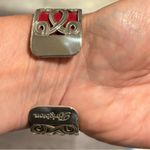 Brighton Christo Collection Slim Cuff with Red Interchangeable Band Photo 3