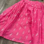 Surf Gypsy  Hot Pink Clipped Metallic Shorts Large NEW Photo 6
