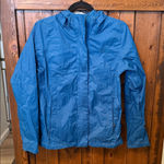 The North Face Womens Hyvent 2.5L Hooded Rain Jacket Blue Size S Photo 0