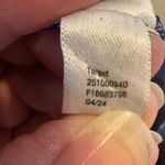 Kate Spade New York x Target One Shoulder Blue Floral Linen Jumpsuit Size 12 Photo 6