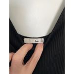 Aritzia Wilfred Free Sleeveless Scoop Neck Ribbed Thong Bodysuits Black Women's Size XS Photo 3