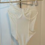 Princess Polly White Mesh Bodysuit Photo 0