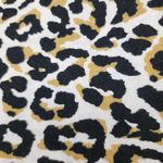 J.Crew Leopard Linen Cotton Drawstring Pants Ankle Pull On Pockets Size 22 Black Photo 4