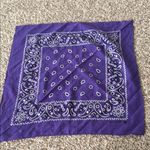 Purple Bandana with Paisley Design Photo 0