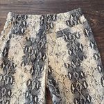 Le lis  Snakeskin Print Denim High Waist Straight Leg Pants Medium Photo 6