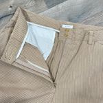 Liz Claiborne Audra Striped Straight Leg Casual Pants Tan 12 Photo 5