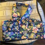 AMUR Womens nelly Bustier Floral Crop Top Halter Top Blue Size XL Photo 13