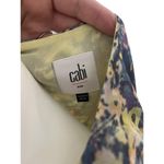 CAbi  Sleeveless Top Womens Size S Multi-Color Floral Blouse Sleeveless Photo 3