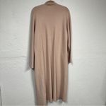 Oak + Fort  Pink Open Front Duster Cardigan Sweater Womens L Classic Academia Photo 10