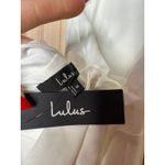 Lulus NWT  Summer Dream White Midi Dress Open Back Cocktail Beachy Classy Size M Photo 5