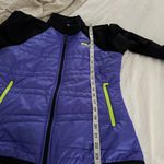 NBD Fila Sport Women’s Medium Purple Black Zip Puffer Jacket Photo 2