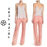 Trina Turk New Andria sheer crochet pant. Photo 1