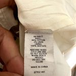 CAbi Wimbledon Courtside Trench Coat Double Breasted Floral Belt Cream Gold S Photo 3