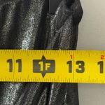 Free People Vtg Metallic Silver Tube Top size Med. gathered Y2K Club Photo 3