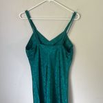 Go Softly Vintage Emerald Green Mini Slip Dress Nightgown Size Med🗝️ Photo 5
