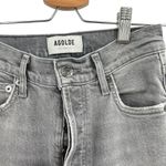 AGOLDE ‎ Nico High Rise Slim Jeans Button Fly Chime Gray Size 23 Photo 4