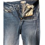 Good American  Good Waist Distressed Raw Hem Cropped Skinny Medium Wash Size 2/26 Photo 8