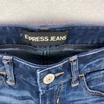 EXPRESS  Dark Wash Denim Cutoff Shorts‎ Photo 2