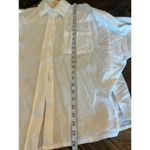 Grade & Gather Oversized Sheer White Button Down Women Medium/Large Beachy Trip Resort Coverup Photo 5