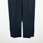 J.Crew Petite Delaney Kickout Sweater Pant Stretch Knit Pintuck Black Medium NWT Photo 8