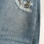 White House | Black Market WHBM Everyday Soft Embellished Rhinestone Distressed Ankle Jeans 4 Photo 4