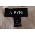 A Byer A. Byer V-Neck Shear Blouse with Lining~ Size Medium ~ Pink Photo 5