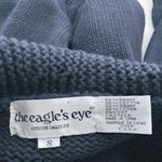 The Eagle's Eye 90's Blue Knit Sweater Southwestern Embroidery Size S Photo 7