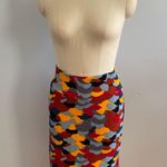 LuLaRoe Multicolored Cassie Skirt- Paintbrush Pattern- Size 2XL Photo 1