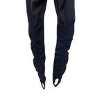 Lululemon Black Ruched Leg Stirrup Leggings Sz 6 Photo 5