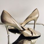 BCBG Gold Women's Metallic Heel Shoes Size 9 Photo 3