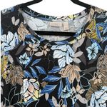 LOGO By Lori Goldstein LOGO by‎ Lori Goldstein Georgina Asymmetrical Hem Floral Midi Dress Size XL Photo 4