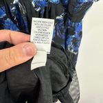 Candie's Dress M Black Blue Floral Babydoll Fit & Flare VtgY2K Retro Party Glam Photo 8