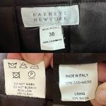 barney's new york BARNEYS Peacoat Cashmere Brown Toggle Buttons Collared Italy Designer 38 Small Photo 3