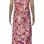 Maggy London Watercolor Floral Maxi Dress Photo 0