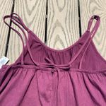 Old Navy NWT Gauzy Plum Purple Medium Babydoll Swing double strap tank top Photo 7