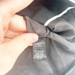 EXPRESS Womens Dark Academia Preppy Black White Trim Career Blazer Jacket Size 6 Photo 3