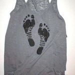 Colosseum NWT New Womens I'm Going to Yoga Today Tomorrow Burnout XL Tank Top Photo 0