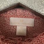 Rachel Parcell  Pink Cheetah Floral Ruffle Long Sleeve Blouse NEW Photo 5