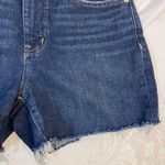 Madewell Dark Wash Cut Off Curvy High Rise Denim Shorts Size 24 Photo 3