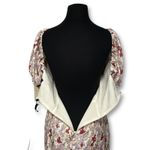 Lulus  Forever a Sweetheart Cream Floral Print Puff Sleeve Mini Dress Women's M Photo 2