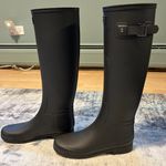 Hunter Black Matte Boots Photo 2