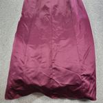 VTG Urban Girl Nites Prom Dress 13/14 Red Satin Faux Wrap Toile Formal Gown Purple Photo 15