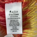 C&C California C & C California: Sheer red/orange/yellow beach coverup with pockets- M Photo 3